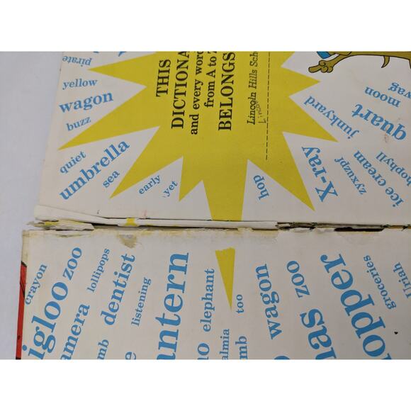 The Cat In The Hat Dictionary By The Cat Himself P.D. Eastman Vintage 1964 - Picture 12 of 16